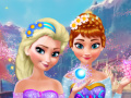 Mchezo Anna na Elsa Makeover online