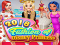 Mchezo Mitindo ya Disney Princess 2018 online