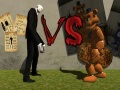 Mchezo Slenderman dhidi ya Freddy Fazbear online