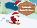 Mchezo Mlipuko Santa Ski Krismasi online