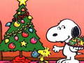 Mchezo Snoopy Puzzle la Krismasi online