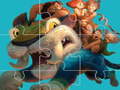 Mchezo Puzzle za Croods online