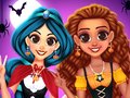 Mchezo BFFs Furaha Halloween Sherehe online