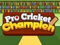 Mchezo Pro Cricket Bingwa online