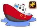 Mchezo Puzzle ya Meli ya Katuni online