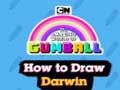 Mchezo Ulimwengu wa Ajabu wa Gumball: Jinsi ya Kuchora Darwin online