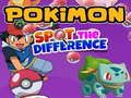 Mchezo Pokémon Tafuta tofauti online