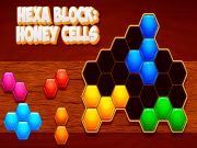 Mchezo Hexa block: seli za asali online