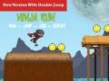 Mchezo Ninja Kimbia Kuruka Mbili online