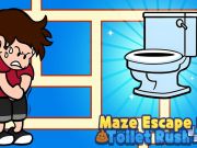 Mchezo Maze kutoroka choo kukimbilia online
