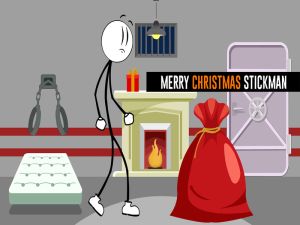 Mchezo Stickman ya Krismasi Njema online