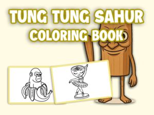 Mchezo Kitabu cha Coloring cha Tung Tung Sahur online