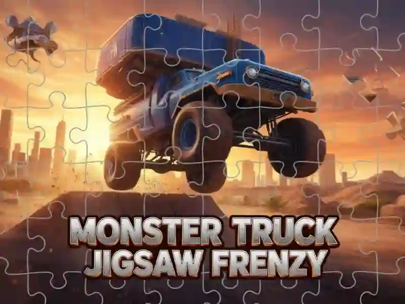 Mchezo Monster Truck Jigsaw Frenzy online