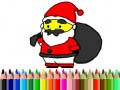 Mchezo Kurudi Shuleni: Kuchora Santa Claus online