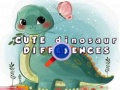 Mchezo Tofauti za Dinosaur Cute online