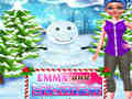 Mchezo Emma na Snowman Krismasi online