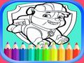 Mchezo Kitabu cha Rangi PAW Patrol online