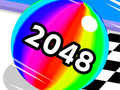 Mchezo Mbio za Mpira wa Rangi 2048 online