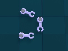 Mchezo Puzzle Funguo, Nuts, na Bolts online