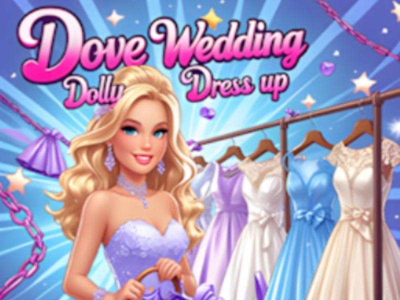 Mchezo Njiwa harusi dolly mavazi juu online