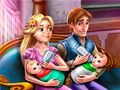 Mchezo Siku ya Familia ya Mapacha Rapunzel online