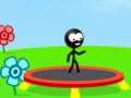 Mchezo Stickman wa Trampoline online
