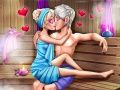 Mchezo Flirtta med Isdrottningen i bastun online