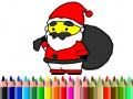 Mchezo Kurudi Shuleni: Kuchora Santa Claus online