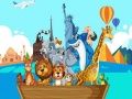 Mchezo Marafiki Wazimu Safiri Duniani: Puzzle online