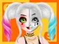 Mchezo Taaluma ya Mapambo ya Uso wa Nusu wa Malkia wa Halloween online