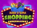 Mchezo Diana na Roma wanakula katika Supermarket online