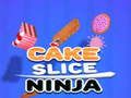 Mchezo Ninja Kukata Keki online
