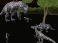 Mchezo Usiku wa Kati Mchezo wa Kila Mchezaji wa Dinosaur online