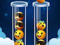 Mchezo Emoji Rangi Upangaji Puzzle online