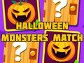 Mchezo Halloween Monsters Match online