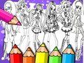 Mchezo Kitabu cha Kuchora Monster High online