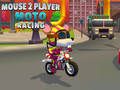 Mchezo Mouse 2 Wachezaji Moto Mashindano online