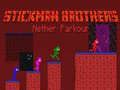 Mchezo Ndugu Stickman Nether Parkour online