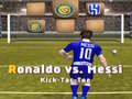 Mchezo Messi dhidi ya Ronaldo Kick Tac Toe online