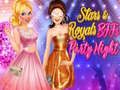 Mchezo Nyota na Royals BFFs: Usiku wa Sherehe online