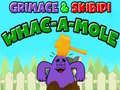Mchezo Grimace na Skibidi Piga-Mole online