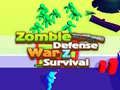 Mchezo Ulinzi wa Zombie: Kuishi Vita Z online