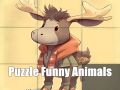 Mchezo Puzzle Wanyama Wenye Vichekesho online