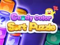 Mchezo Puzzle ya Kusortisha Rangi za Keki online