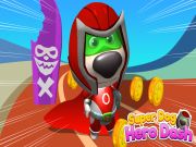 Mchezo Super mbwa shujaa dash online