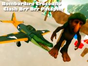Mchezo Bombardiro Crocodilo Clash Brr Brr Patapim online