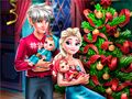 Mchezo Krismas ya Familia ya Elsa online