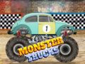 Mchezo Mbio za Monster Trucks online Mchezo Mbio za Monster Trucks online