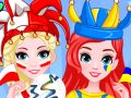 Mchezo Лучшие друзья: Чемпионат мира по раскраске лиц online