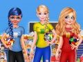 Mchezo BFF Princessa Piga Kura Kwenye Nusu Fainali Za FIFA 2018 online